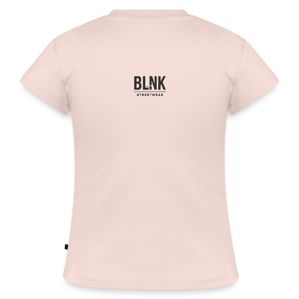 Cropped Frauen Baby Tee. Different is beautiful. - Puderrosa