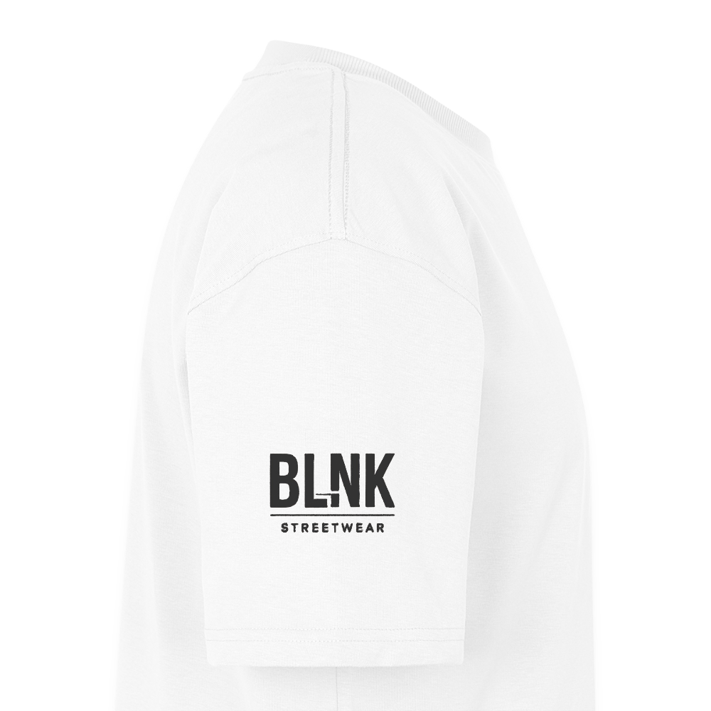 Unisex Oversized Bio T-Shirt Graffiti - Weiß