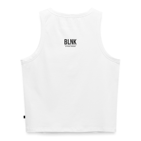Frauen Cropped Tank Top , Different is beautiful. - Weiß