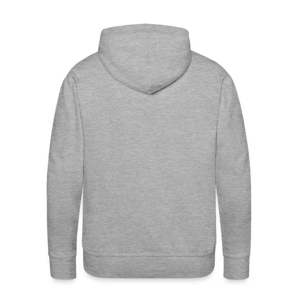 BLNK Herren Hoodie- „Speak less. Say more.“ - Grau meliert