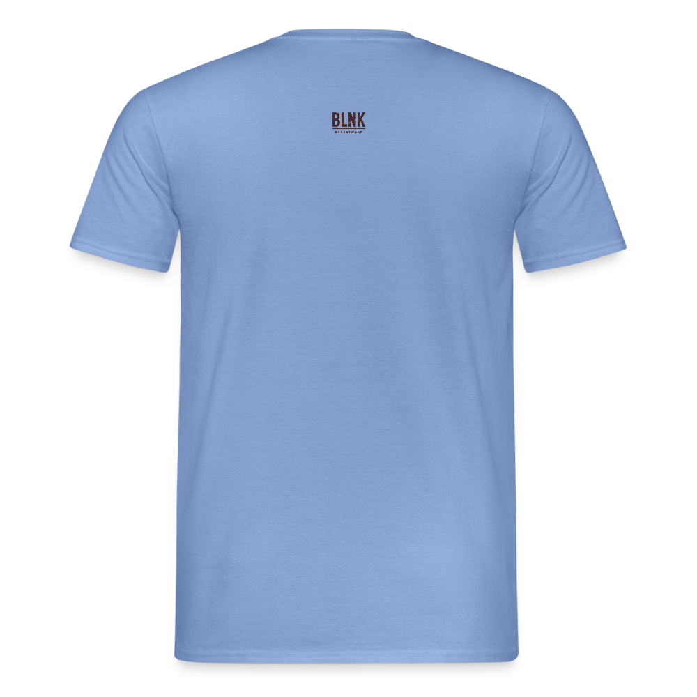 BLNK Männer T-Shirt : Real. Raw. Rare. - carolina blue