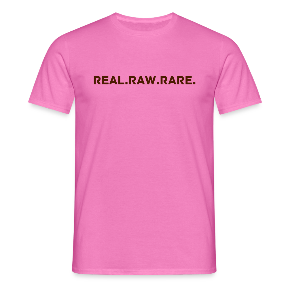 BLNK Männer T-Shirt : Real. Raw. Rare. - Pink