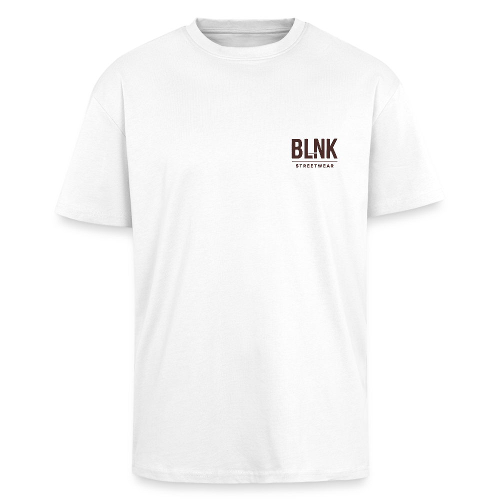 Heavy Oversized T-Shirt „ Break the norm“ - Weiß
