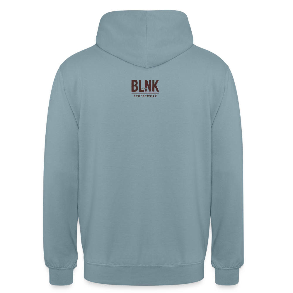 Unisex Hoodie Decide. Punkt. - Nebelblau