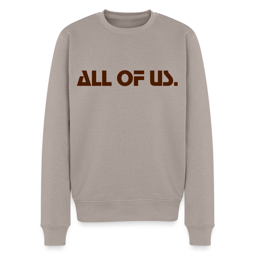 Männer Premium Pullover - Taupe