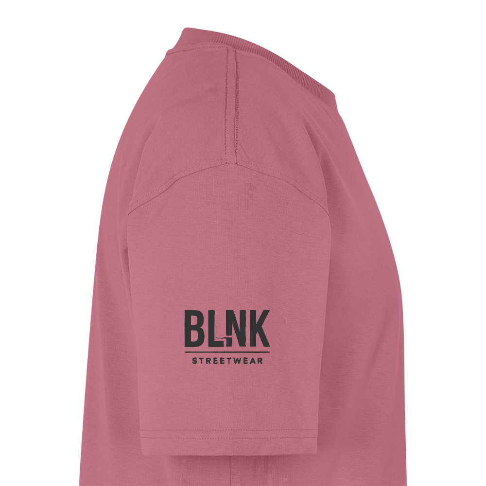 Unisex Oversized Bio T-Shirt Graffiti - Mauve