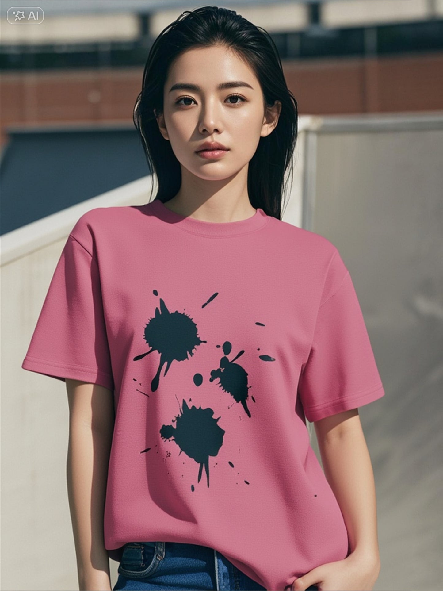 Unisex Oversized Bio T-Shirt Graffiti