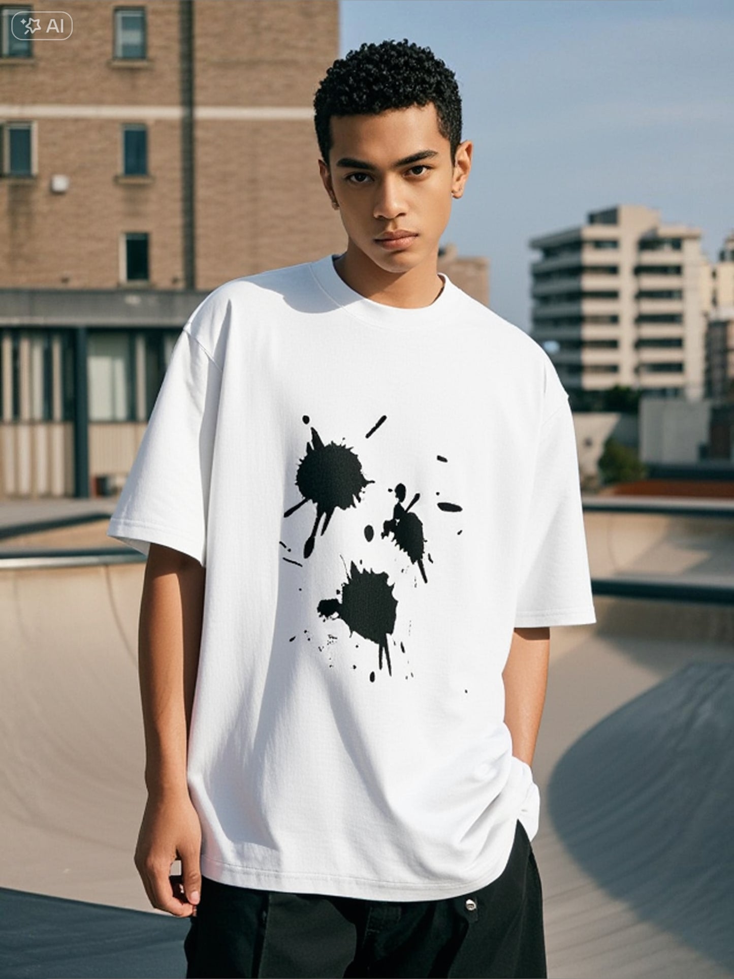 Unisex Oversized Bio T-Shirt Graffiti