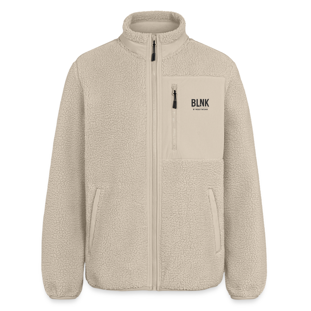 RELAXED FIT Unisex Sherpajacke von Stanley/Stella „Real over perfect“ - Beige