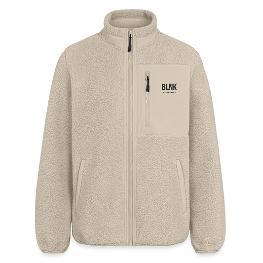 RELAXED FIT Unisex Sherpajacke von Stanley/Stella „Real over perfect“ - Beige