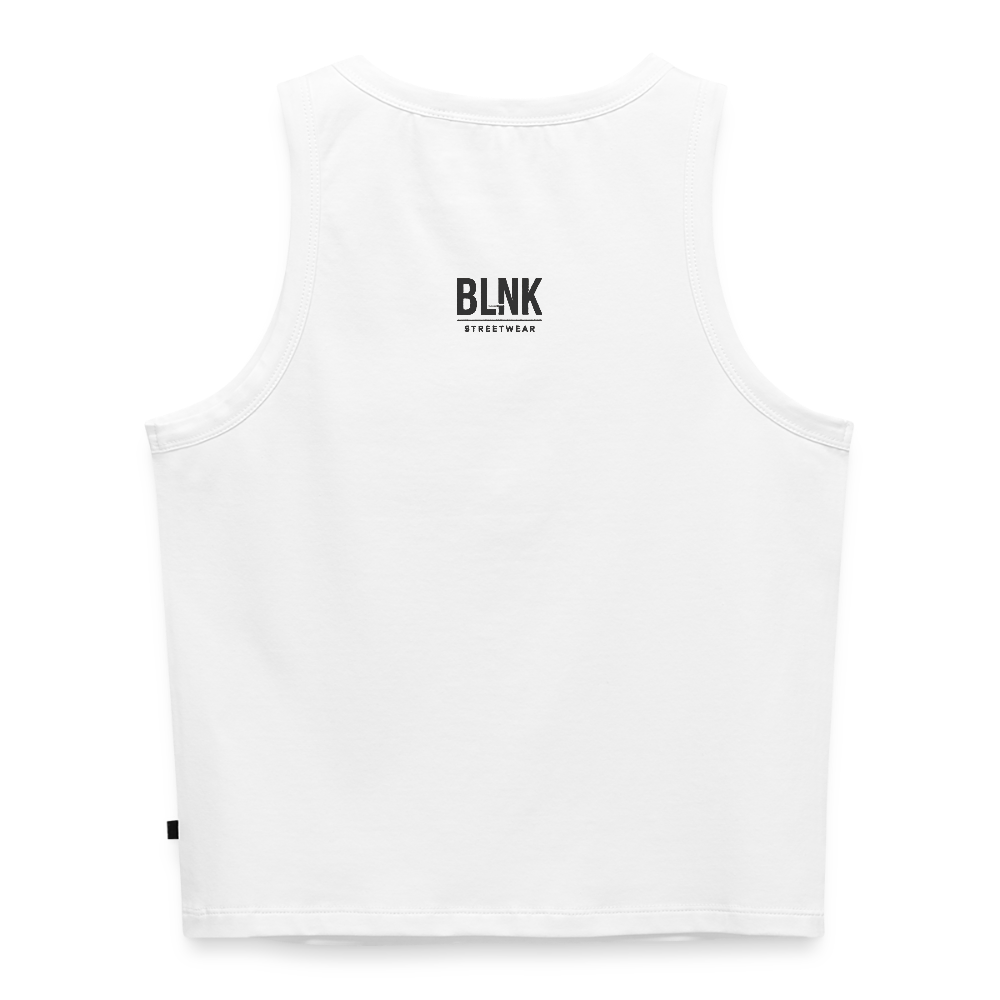 Frauen Cropped Tank Top , Different is beautiful. - Weiß
