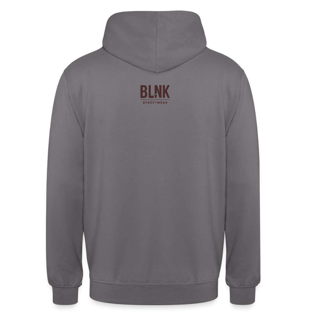 Unisex Hoodie Decide. Punkt. - Mittelgrau