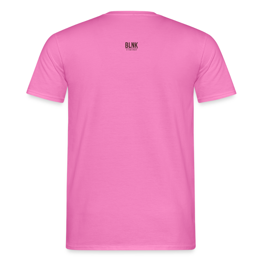 BLNK Männer T-Shirt : Real. Raw. Rare. - Pink